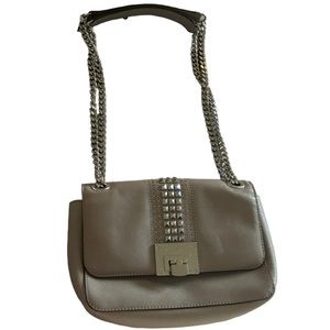 Micheal kors purse metallic grey